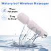blankdict Personal Massager, Micro Wireless Massager, Small & Powerful, Waterproof Portable, Suitable for Relieving Neck, Leg and Shoulder Pain, Purple view 3