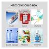 Insulin Cooler Case, Portable Medical Refrigerator for Diabetic Supplies with Temperature Display, Rechargeable Travel Cooler for Insulin Pens & Vials, Car/Home Use, 12 Pens Capacity view 2