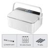 Insulin Cooler Case, Portable Medical Refrigerator for Diabetic Supplies with Temperature Display, Rechargeable Travel Cooler for Insulin Pens & Vials, Car/Home Use, 12 Pens Capacity view 3