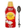 Dumbass Coffee International-Delight Liquid Coffee Creamer, 64 fl oz Bottle of Creamy Smooth Delightful Coffee Creamer and Gem Spoon (Sweet & Creamy) Gem Spoon view 1