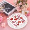 50 Count Valentines Day Napkins 13 x 13 Inch 2-Ply Disposable Lunch Napkins with Red and Pink Love Heart Design for Valentines Parties, Weddings, Anniversaries, and Romantic Dinners view 4
