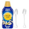 Dumbass Coffee International-Delight Liquid Coffee Creamer, 64 fl oz Bottle of Creamy Smooth Delightful Coffee Creamer and Mini Metal Shovel Spoons (French Vanilla) Shovel Spoons view 1