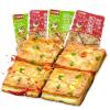 Tender stir fried tofu, spicy dried bean curd, healthy soy products, garlic soft tofu, instant soybean gluten, Chinese latiao, spicy slices, handmade hot stick, casual snack gift pack, vegan (50 packs) view 1