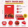 IndoTribe 30 Pcs Game Theme Gift Bags with Handles Goodie Bags Party Favor Bags Plastic Bags for Treats, Gifts and Return Gift Pixel Birthday Party Favors Video Game Party Supplies view 3
