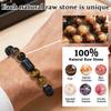 ZaisuiFun Zodiac Bracelets for Women Men 12 Constellations Healing Crystal Stone Beads Bracelet Birthday Zodiac Gifts Horoscope Spiritual Bracelet Gift,Virgo,S view 3