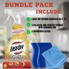 CCLEANAMA Bundle- Easy Off + 2 Dish Sponges & 3 Microfiber Cloths view 3