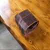 Premium Leather Pipe Roll up Pouch, Handmade 4-Pipe Rollup Bag Complete Set For The Pipe Smoker view 2