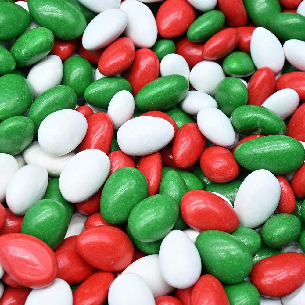 Candy Retailer Christmas Jordan Almonds 1 Lb
