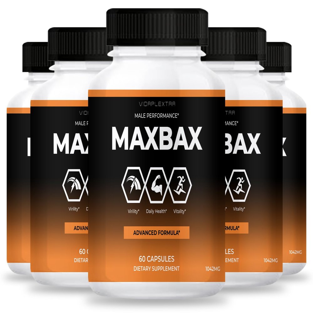 VIDAPLEXTRA Max BAX - Max BAX Capsules (5 Pack, 300 Capsules)