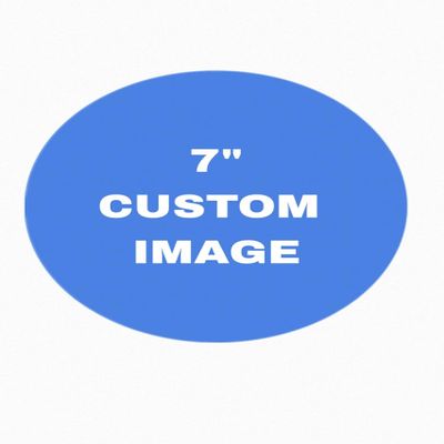 Custom Pre-cut Edible Image Cake/Cupcake Toppers (7" circle)