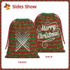 AMZJHGWEU Fading Percussion Drum Sticks Christmas Gift Bags, Santa Wrapping Bags, Xmas Presents Bag With Drawstring, Holiday Party Favors Birthday & Christmas Gift (Large Medium Small) view 2