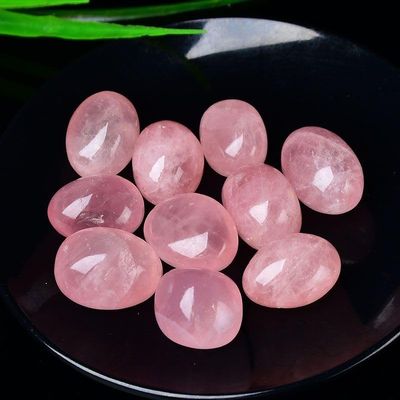 0.5LB Natural Rose Quartz Tumbled Stones Healing Crystals for Energy, Protection & Intuition Polished Crystals for Reiki, Chakra Balancing, Meditation & Home Dcor(10-20mm)