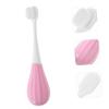 Abaodam Soft Bristles Toothbrush for 2-5 Years Old Fine Bristle Mild Teeth Brush Pink Balloon Pattern Oral Care Tool view 4