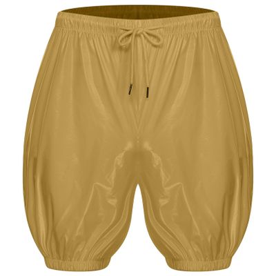 LiiYii Adult Mens Womens Boxer Briefs Solid Color Trousers High Waist Diaper Covers Beach Dapper Khaki 3X-Large