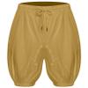 LiiYii Adult Mens Womens Boxer Briefs Solid Color Trousers High Waist Diaper Covers Beach Dapper Khaki 3X-Large view 1