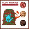 AMZJHGWEU ASL Sign Language I Love You Sign Christmas Gift Bags, Santa Wrapping Bags, Xmas Presents Bag With Drawstring, Holiday Party Favors Birthday & Christmas Gift (Large Medium Small) view 4