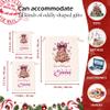 HUTARIO Personalized Santa Sack,Custom Canvas Drawstring Gift Bag, Reusable Christmas Drawstring Bags, Perfect for Holiday Packaging,Santa Sacks Drawstring Christmas Bags,Small,Media,Large view 3