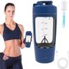 CADWON Electric Shaker Bottle, 24 OZ Rechargeable Protein Shake Mixer for Gym Sport Shakes and Meal Replacements (Blue,1pcs) view 1