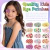 120 Pcs Adhesive Eye Patches for Kids and Girls,Bulk Breathable Soft Cotton, with Cute Pattern Designs, 15 Styles with 8 Pieces Each view 4