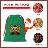 AMZJHGWEU Coat Of Arms Of Kenya Christmas Gift Bags, Santa Wrapping Bags, Xmas Presents Bag With Drawstring, Holiday Party Favors Birthday & Christmas Gift (Large Medium Small) view 4