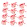 OHPHCALL 12pcs Pink Ribbon Bow Wedding Treat Boxes for Candy Snacks and Keepsakes Elegant Multiuse Packaging for Birthday Parties Holidays and Special Occasions view 1