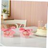 OHPHCALL 12pcs Pink Ribbon Bow Wedding Treat Boxes for Candy Snacks and Keepsakes Elegant Multiuse Packaging for Birthday Parties Holidays and Special Occasions view 2