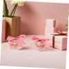 OHPHCALL 12pcs Pink Ribbon Bow Wedding Treat Boxes for Candy Snacks and Keepsakes Elegant Multiuse Packaging for Birthday Parties Holidays and Special Occasions view 3