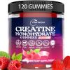 Creatine Monohydrate Gummies 5000mg for Men & Women, Organic Pure Creatine Gummies | Sugar Free,Vegan, Non-GMO,Raspberry Flavor, 120 Count view 1