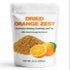 8oz Dried Orange Peel Zest - Granulated Zest for Baking, Tea, Cocktails, Spice Mix - Bold Flavor Dried Orange Peels for Chefs & Home Cooks Christmas view 1