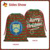 Seal of The United States Department of The Treasury Christmas Gift Bags, Santa Wrapping Bags, Xmas Presents Bag With Drawstring, Holiday Party Favors Birthday & Christmas Gift (Large Medium Small) view 2