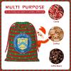 Seal of The United States Department of The Treasury Christmas Gift Bags, Santa Wrapping Bags, Xmas Presents Bag With Drawstring, Holiday Party Favors Birthday & Christmas Gift (Large Medium Small) view 4