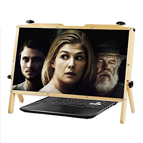 Magnifyiglasses,Sn Magnification 3D Hd Laptop Sn Magnifier Lens, Sn Expansion Bracket 21" Ultra-Clear, Desktop Heightenilaptop Sn Magnifyiglass for Movies Videos