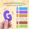 Alphabet ABC Learning Educational Toys - Textured Sensory Fidget Toys for Toddlers Kids - Educational Tools Suction Toy for Autsim - Preschool Learning Activity Easter Stocking Stuffers for Kids view 3