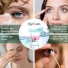 Eye Wash Cup Portable Eye Wash Bath Tool - Silicone Manual Air Pressure Eye Rinse Cup for Cleaning Dust & Makeup Irritants, Relieves Tired Eyes, Portable Reusable Eye Washer (Blue) view 2