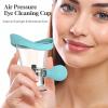 Eye Wash Cup Portable Eye Wash Bath Tool - Silicone Manual Air Pressure Eye Rinse Cup for Cleaning Dust & Makeup Irritants, Relieves Tired Eyes, Portable Reusable Eye Washer (Blue) view 4