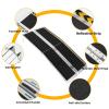 10 FT Portable Wheelchair Ramp for Home Steps - Aluminum Wheelchair Ramp with Non-Skid Surface & Reflective Strips - 600 lbs Weight Capacity view 3