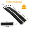 10 FT Portable Wheelchair Ramp for Home Steps - Aluminum Wheelchair Ramp with Non-Skid Surface & Reflective Strips - 600 lbs Weight Capacity view 4
