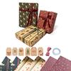 Sociplentycom Christmas Gift Wrapping Paper Set, 6 Sheets Classic Kraft Holiday Paper with Gift Tags (Christmas Snow Deer, 19.6X27.5INCH) view 1