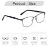 PEEPAI Photochromic Full Lens Reading Glasses Outdoor UV Sunglasses Computer Anti Blue Light Metal Eyewear for Men and Women 3.0 view 3