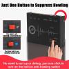 Anti Howling Suppressor, Professional Feedback Suppressor, Microphone Anti-Howling Device with Indicator Light, Compatible with Various Devices, 1-Button Automatic Anti-Howling, for Music Room view 3