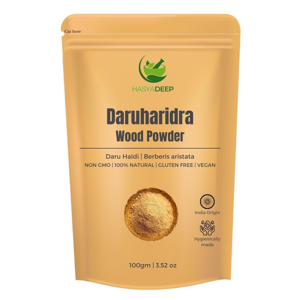 Hasyadeep Daruharidra Wood Powder | Berberis Aristata | Fine Cut Form (100gm/3.52oz)