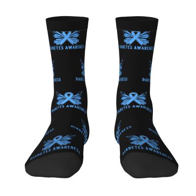Kangweida Diabetes Awareness Comfortable Stylish Socks Breathable Durable Perfect Fashionable Socks