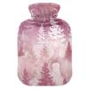 OTVEE Pink Winter Hot Water Bottle with Cover, BPA Free PVC 2L Large Hot Water Bag for Pain Relief Menstrual Cramp Sore Muscles Hot and Cold Compress Therapy view 1