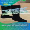 2 Pairs Wide Diabetic Socks for Men Women Plus Size,Lymphedema Socks,Socks for Swollen Feet & Ankles,Edema Socks,Loose Fit Socks,Non-Binding Socks,Bariatric Socks,Hospital Cast Socks -1 Pairs Black + 1 Pairs White view 2