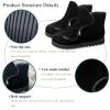 Fnyopki Diabetic Shoes for Women Men Wide Width Lightweight Snow Boots Warm Plush Adjustable Closure Non Slip Breathable Orthopedic Slippers for Arthritis Swollen view 3