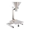 110lb Stainless Steel Feeding Hopper,Heavy Duty Packaging Funnel Food Grade,w/Bracket/Tray,Adjustable Height,for Package Powder/Liquid (12cm) view 1