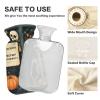 OTVEE Skeletons Pumpkin Fun Hot Water Bottle with Cover, BPA Free PVC 2L Large Hot Water Bag for Pain Relief Menstrual Cramp Sore Muscles Hot and Cold Compress Therapy view 3