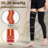 Myshear Medical Compression Stockings for Women & Men, 20-30 mmHg Footless Thigh High Compression Socks, Long Graduated Compression Sleeves, Full Leg Pressure Support Hoses for Varicose Veins, Edema view 2