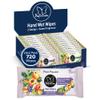 PAPILION Travel-Size Hand Wipes 48 Pack (720 Wipes Total), Passion Fruit Scent | Gentle Cleansing Wipes for Kids & Adults | Compact & Resealable for Travel, School, On-the-Go Use view 1