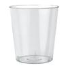 EcoQuality 1oz Clear Plastic Tumbler Mini Disposable, Reusable Transparent Shot Cup for Tasting, Banquets, Cold Beverages, Celebrations, Events and Parties (100) view 1